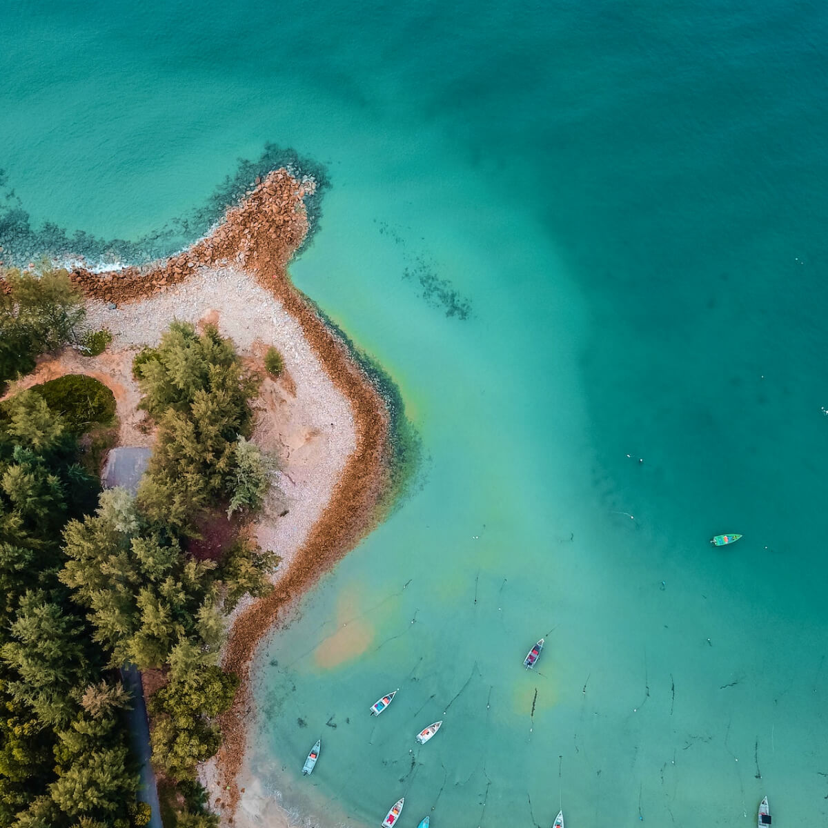 Pristine beach representing our travel packages