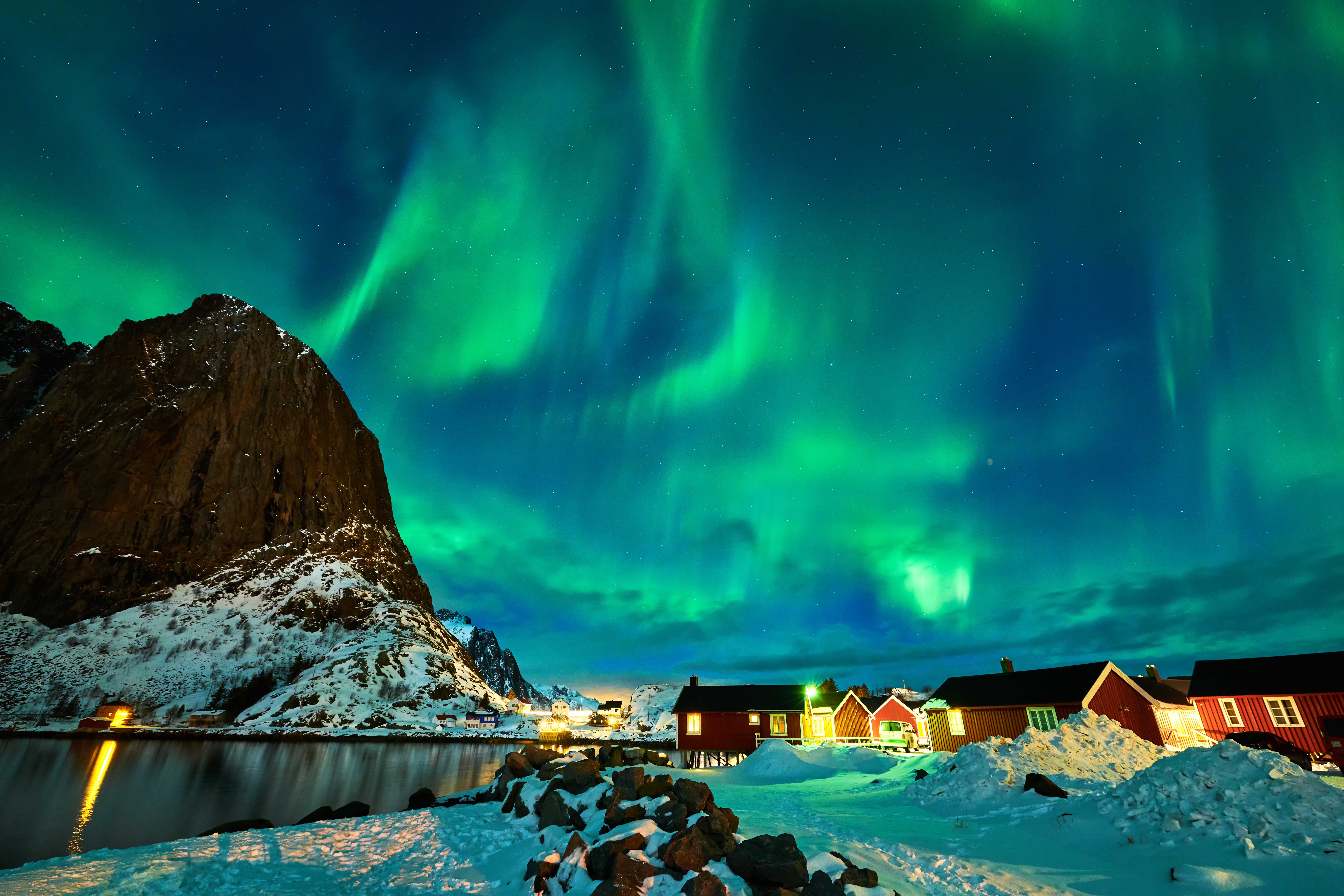 Calm lake in Iceland, a featured travel spot