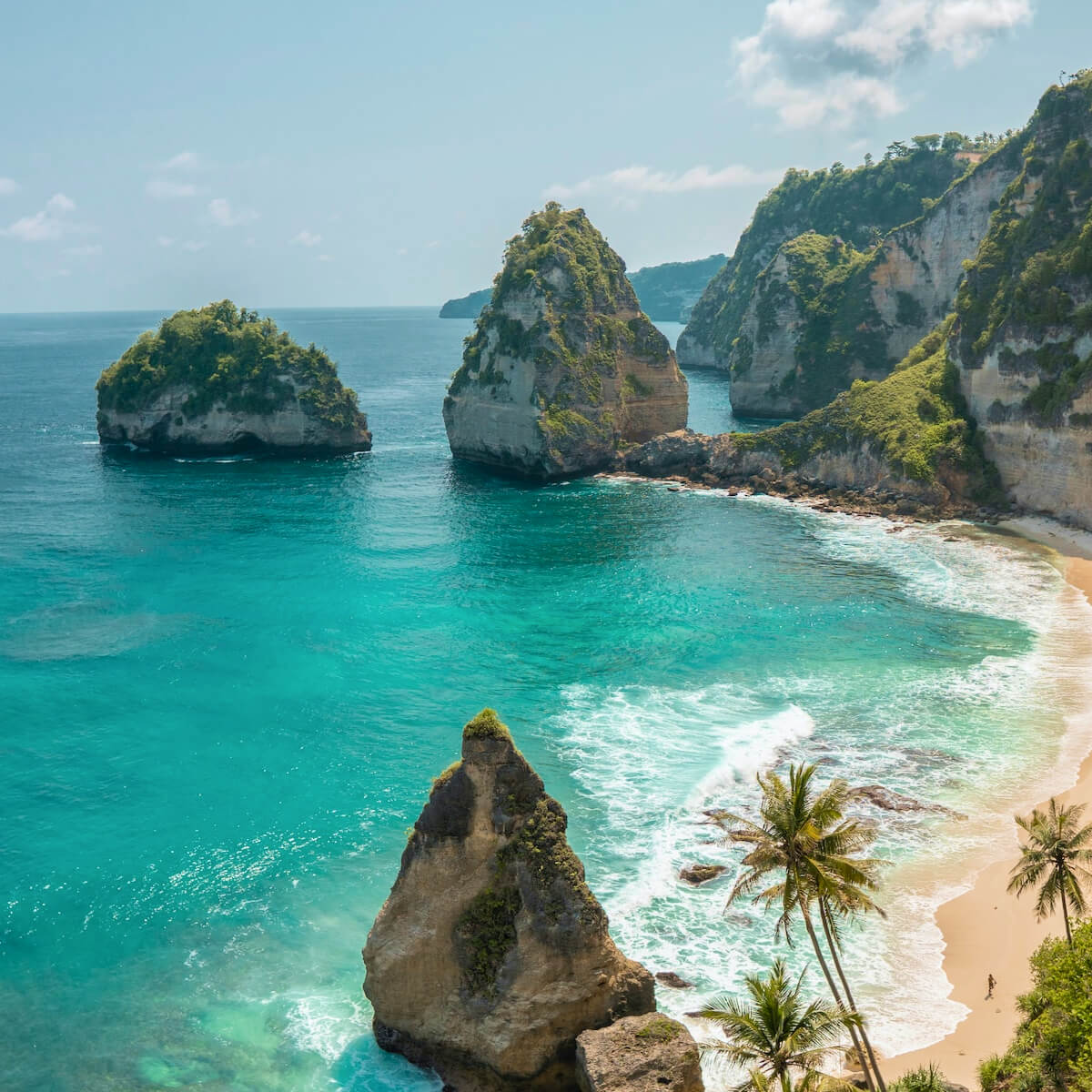 Stunning island view for newsletter subscription