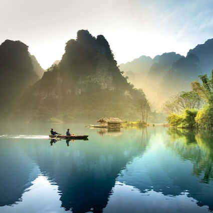 Garda Lake in Italy, a serene travel destination